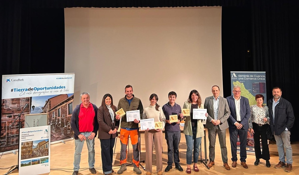 CaixaBank y PRODESE entregan los reconocimientos a los ganadores del programa Tierra de Oportunidades en la Serranía de Cuenca 