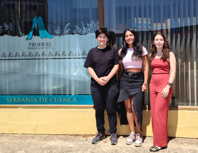 PRODESE incorpora tres universitarias del programa Campus Rural para impulsar proyectos estratégicos en la Serranía de Cuenca 