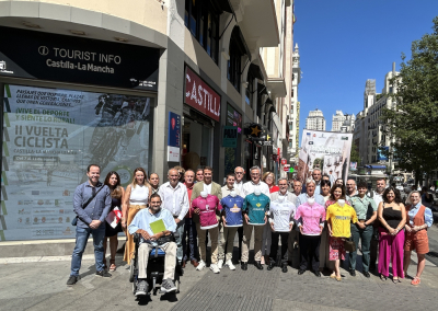 La II Vuelta Ciclista a Castilla-La Mancha LEADER será promocionada en la capital de España